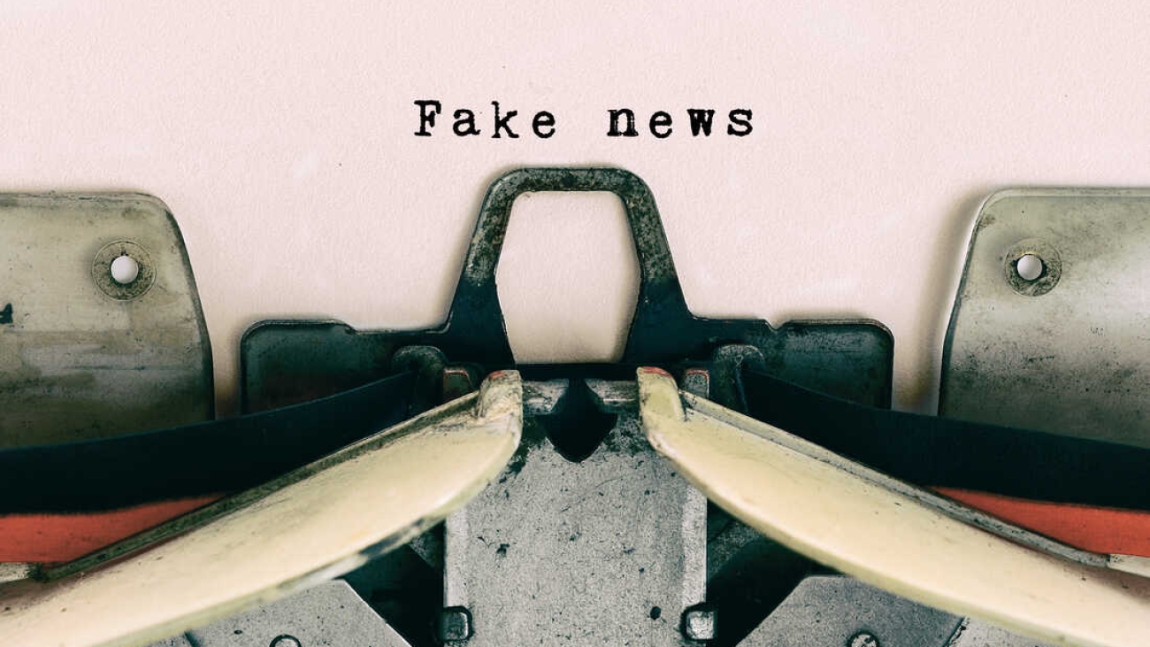 Fake news in old school technology